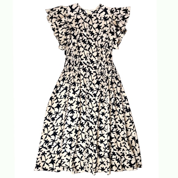 ULLA JOHNSON Floral Printed Anais Midi Dress - Picture 6 of 15